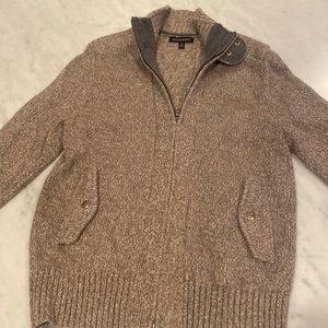 Banana Republic Mens Full Zip Sweater